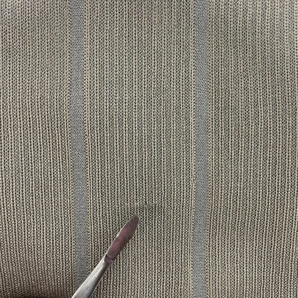 Ralph Lauren Black Label Bateau Mini length Metallic Shift PulloverDress Sz L - Picture 13 of 14